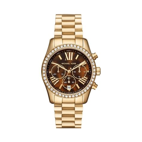 mens michael kors watch chocolate lexington|Michael Kors lexington watch women.